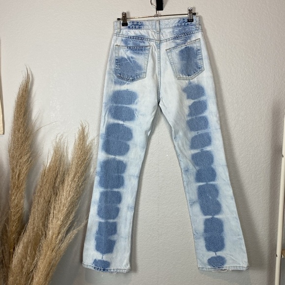 Vintage moda intl bleach dye bootcut jeans - Picture 5 of 5